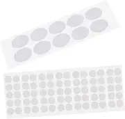 TEHAUX Non Trace Round 1 Set Double-Sided Adhesive Dots Protective Film for Wall Hanging