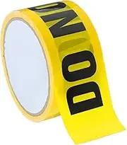Veemoon Bright Yellow Do Not Enter Caution Tape - 18 Inch Police Line Safety Barrier Tape with for Hazardous Areas - Events Decorations and Party Use