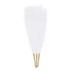 3pcs Dried Faux Pampas Grass 17" Artificial Pampas Grass Decor White