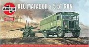 [Airfix] Vintage Classics 1:76 Scale AEC Matador and 5.5 Inch Gun Model Kit