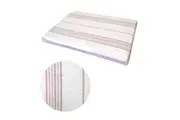 Metallic Striped Red Table Cloth 150 x 210cm