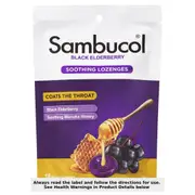 Sambucol Soothing Relief Throat Lozenges 16 Pack
