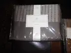 Grand Patrician Duplex Brown 2 King Pillow Cases 1 Flat Sheet Cotton Sateen New