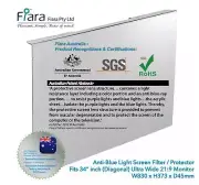Fit 34 inch Ultra Wide Monitor | Fiara Anti Blue Light Screen Protector / Filter