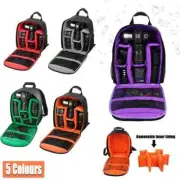 Waterproof Camera Backpack Soft Case Bag Rucksack For Canon Nikon Sony DSLR AU
