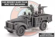 WW2 Toy Soldiers - SAS Desert Raider Team - 54mm 1:32 Scale - WWII Army Men
