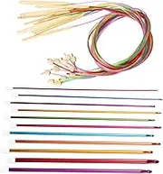 Fxvhojq 23Pcs Tunisian Crochet Hooks Kit Crochet Starter Kit W/Long Crochet Hook 2 to 8mm Colorful Aluminum Afghan Crochet Hooks Tunisian Crochet Hooks Set with Cable and Bead