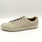 Driver Club USA Mens San Fran Leather Sneakers Off White Basketweave 12 NEW