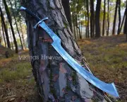 Handmade Khopesh Sword The Crescent of Himalayan Lore Carbon Steel Sword