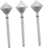 Ipetboom 3pcs Set Nail Polish Tool Cuticle Ball Bit Nail Drill Bits Bit for Electric File Drill Bits for Nails Manicure Drill Bits Cuticle Nail Bits Cuticle Bit Nail Drill Plastic
