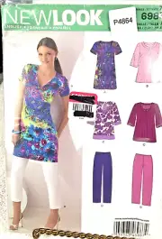 New Look Sewing Pattern 6983 Misses Top, Tunic, Pants Sz. 10-22