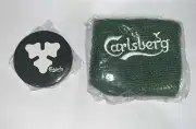 CARLSBERG Brewery accessories magnetic Metal Bottle Opener Magnet & Sweatband