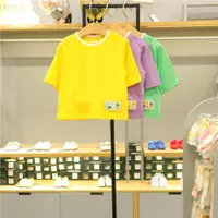 在飛比找ETMall東森購物網優惠-moimoln韓國2023年夏季短袖童裝