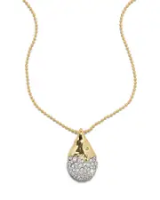 Alexis Bitar Solanales Pave Teardrop Pendant Necklace, 16-18