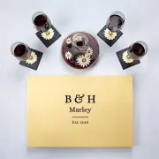 Crystal Wine Decanter Daisy Set