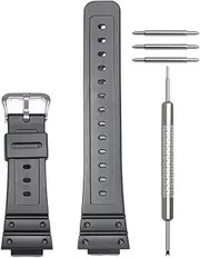 [WRISTARMOR] Men's Resin strap Compatible with Caiso G-Shock DW5610 GW-M5600 DW6900 GW6900 rubber Replacement Bracelet Waterproof watch band