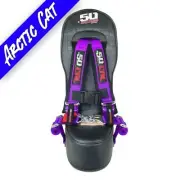 Arctic Cat Wildcat 3rd Middle Bump Seat Kid Child Booster Safety Harness PURPLE