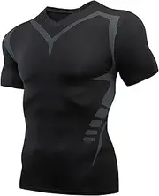 [Generic] Mens T Shirts Long Sleeve Moisture Wicking Soft Sports Tops Crew Neck Gym Running T Shirt Plain T-Shirt