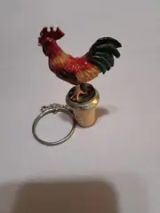 "Rooster" Collectable Solid Pewter Wine Bottle Stopper 1987