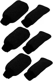 ETHZZLE 3 Sets Gear Shift Knob Covers Chic Antislip Design for Car Interior Durable Mesh Compatible with Automatic Manual Vehicles