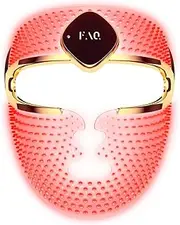 [FAQ] 202 Advanced NIR + 7 LED lights Face Mask - for Spots & Mild Acne - Face Masks Skincare - Wireless Face Masks Beauty - 600 Glow Points - Wearable Skin Care