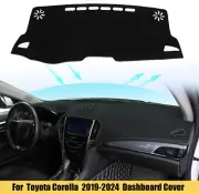 Custom Fit Toyota Corolla 2019-2023 Car Dashboard Dash Mat DashMat Sun Cover Pad (for: Toyota)