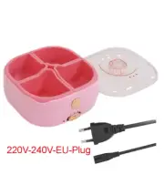 New Silicone Paraffin Heater with Four-box Grid Non-stick Coating Wax Melting Po