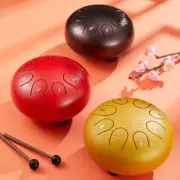 LEKATO 6'' Tongue Drum 8 / 11 Notes D Tune Handpan Percussion Musical Instrument