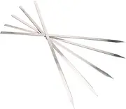 5Pcs Skewers Practical Barbecue Tools for Meat Rust High Temperature Resistant for Grilling Kabobs BBQ Activities