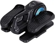 Pedal Exerciser Mini Exercise Bike Elliptical Cross Trainer 50W Blue Fitness Home