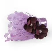 Bow Peacock Feather Flower Headbrands Wear Accessory