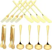 CONGARTENO 14pc Cheese Butter Slicer Knife Fork Spoon Set Stainless Steel Multifunctional Kitchen Tool