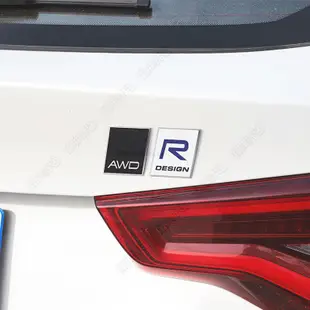 特價✨熱銷富豪Volvo鋁合金改裝汽車標誌車身後備箱汽車標誌北極星裏程表RD貼紙 XC60 XC90 S90 XC40✨