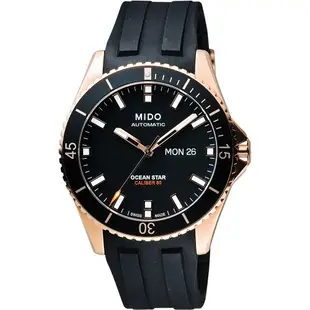 MIDO 美度 官方授權 Ocean Star Caliber 80 200m潛水機械錶 送禮推薦 M0264303705100