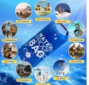 Waterproof Dry Bag, 10L Float Dry Bag Roll , Blue Heavy Duty Nylon & Handle
