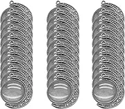 30Pcs 10Sets Moon Rotation Double Side Pendant Trays