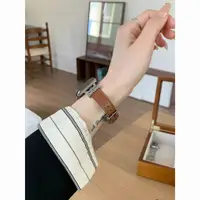 在飛比找蝦皮商城精選優惠-《台灣出貨》夏季新款 APPLE WATCH 荔枝紋蝴蝶扣錶