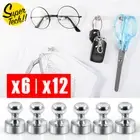 6/12x Mini Strong Fridge Magnets Whiteboard Push Pins For Message Board Stickers