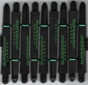 Midi Black/Green SUPERGRIP CARBON Dart Shafts: 1 set of 3