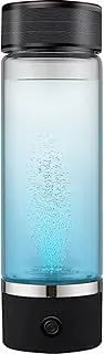Hydrogen Water Bottle Portable Hydrogen Rich Water Generator Hydrogen Water Ionizer Machine With SPE And PEM Technology 3 Minutes Make Hydrogen Content Up To 1100PPB 380ML
