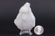 Druzy Quartz & Chalcedony Mica on Back 2.89" Nasik India COA 4947