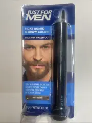 Just for Men 1-Day Beard & Brow Color Light/ Medium Brown/ Darkest/ Balck 0.3 oz