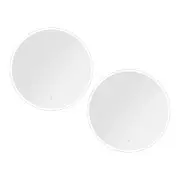 Embellir 2 Wall Mirror 80cm with Led light Makeup Home Decor Bathroom Round Vanity