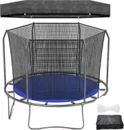 Windyun Trampoline Cover for 10 Ft 12 Ft Black Trampoline Sunshade Tent Cover...