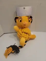 Simba Dog Toy Disney Knotty Plush Squeaker 8" - 100 Years