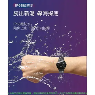 血糖智慧手錶 測心率 血壓 血氧 體溫 NFC門禁防水健康 手環