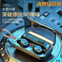 在飛比找PChome24h購物優惠-【LED三顯電量】智能觸控 立體聲真無線耳機/藍牙耳機 藍牙