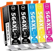 564XL Ink Cartridges Remanufactured Compatible for HP 564XL for Deskjet 3070A-B611a 3520 e-All-in-One Officejet 4610 4620 Photosmart 6520 5510-B111a 5520 6510-B211a B010a B010b B109a B109n