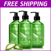 Natural Aloe Vera Gel Infused with Tea Tree Oil - 900ml for Skin & Scalp Care
