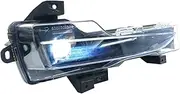 SILILAN New Right Fit for 2017 18 19 20 2021 Tesla Model 3 / Y Car Front Fog Light Driving Lamp Light DRL No Amber Europe Version
